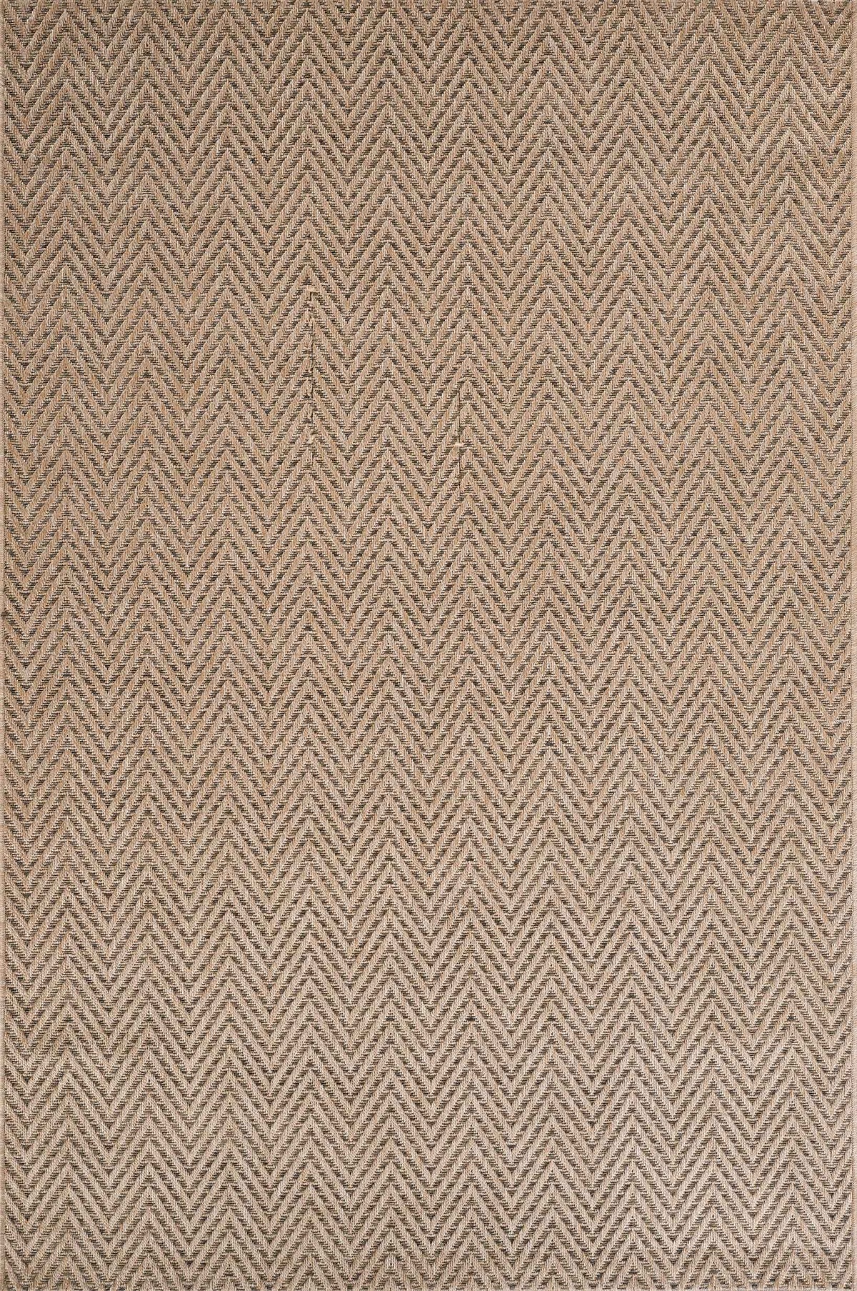 Sisaluna 4441 Bej Jüt Tabanlı Modern Dokuma Kilim Sisal Hasır Halı