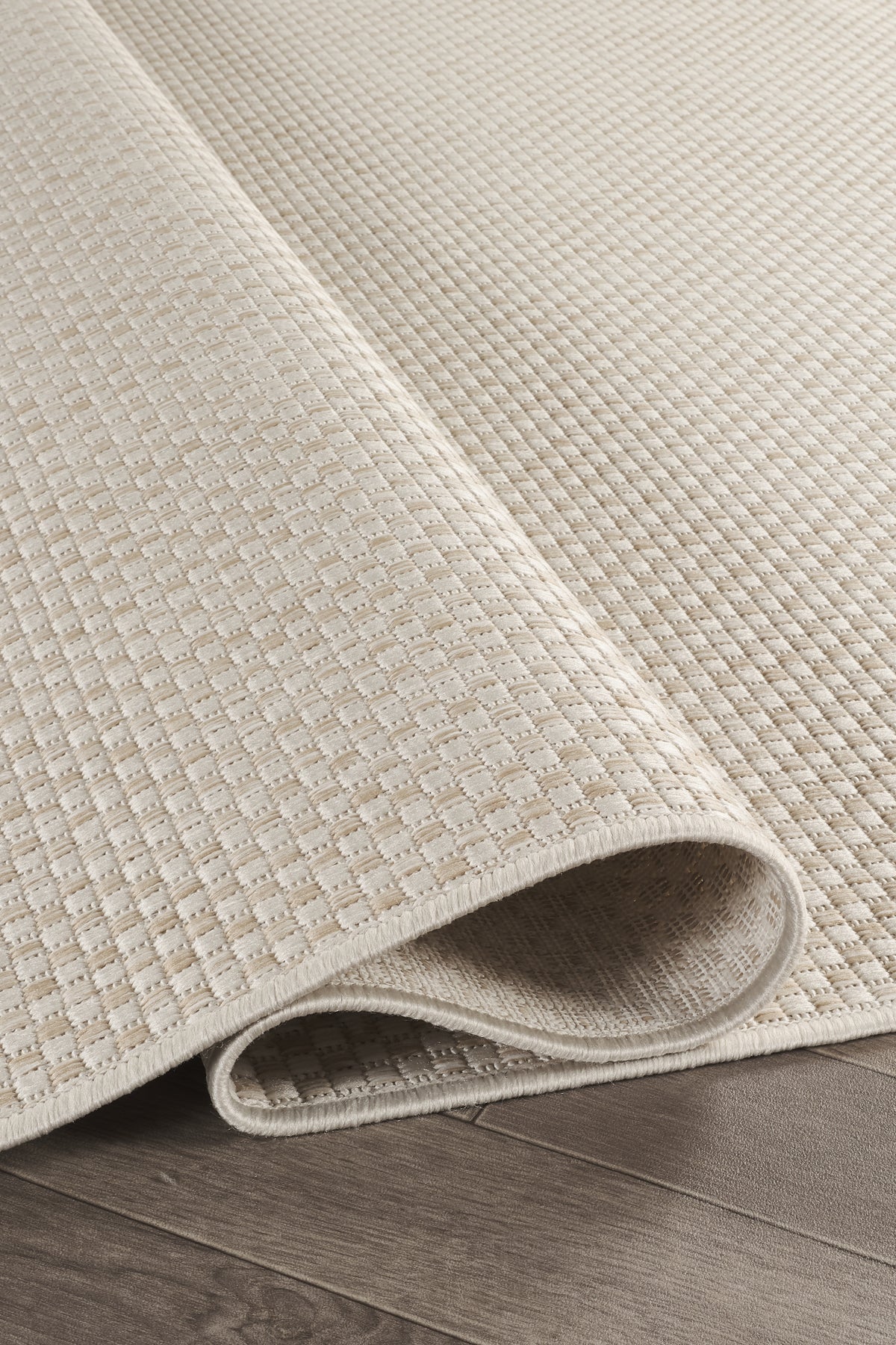 Sisalux 3081 Krem Bej Yuvarlak Sisal Dokuma Jüt Kilim Hav Toz Vermez Mutfak Oturma Odası Halısı