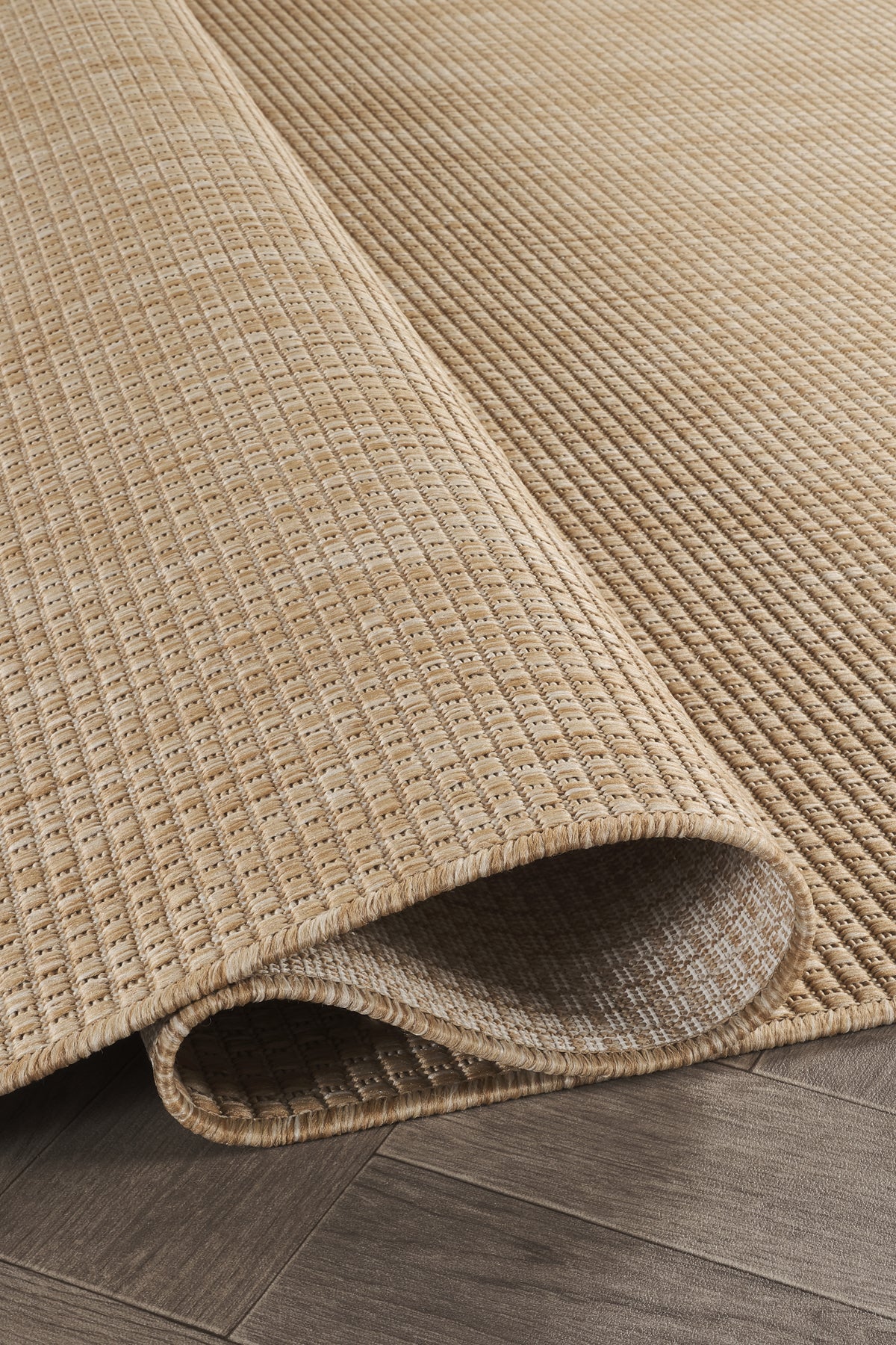 Sisalux 3083 Bej Yuvarlak Sisal Dokuma Jüt Kilim Hav Toz Vermez Mutfak Oturma Odası Halısı