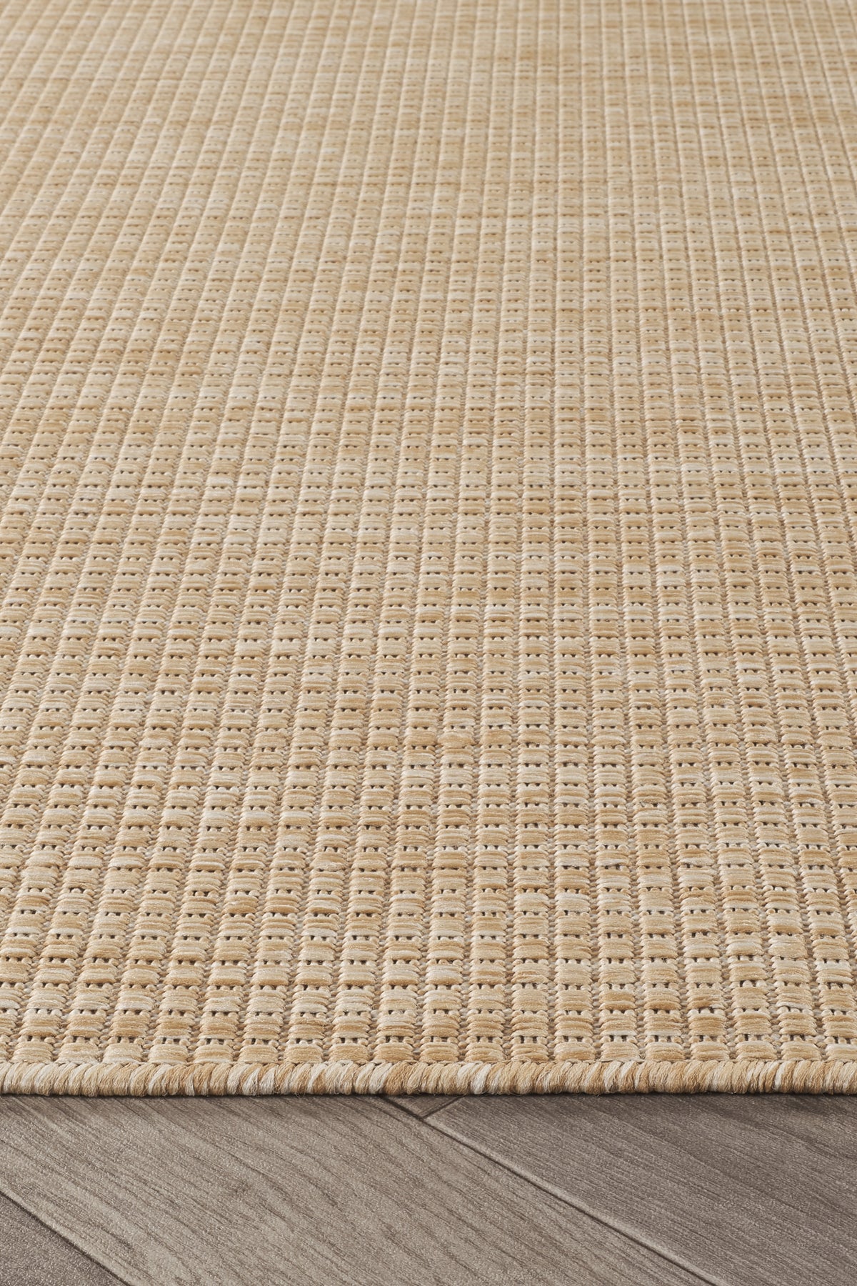 Sisalux 3083 Bej Yuvarlak Sisal Dokuma Jüt Kilim Hav Toz Vermez Mutfak Oturma Odası Halısı