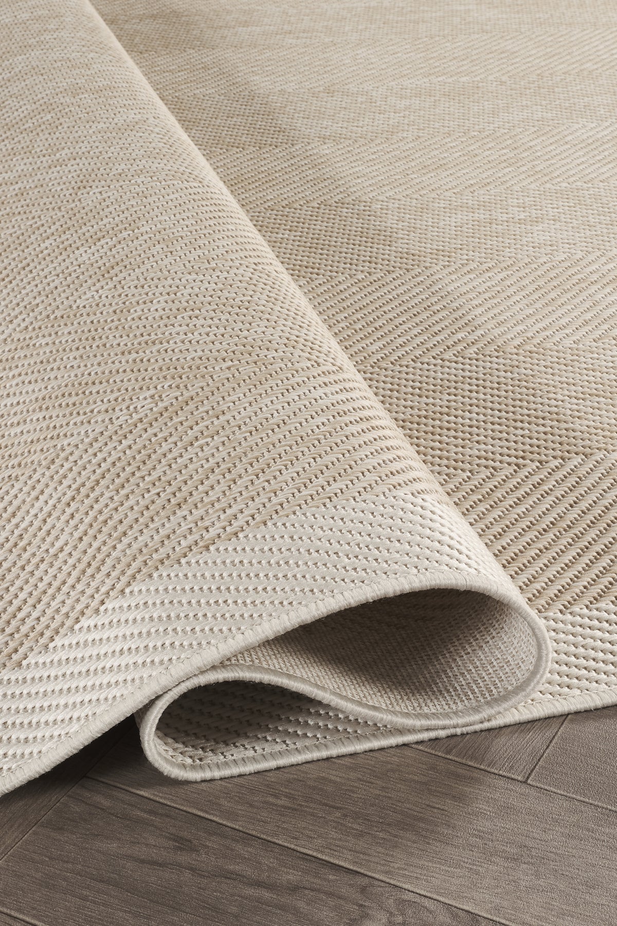 Sisalux 3085 Bej Krem Yuvarlak Sisal Dokuma Jüt Kilim Hav Toz Vermez Mutfak Oturma Odası Halısı