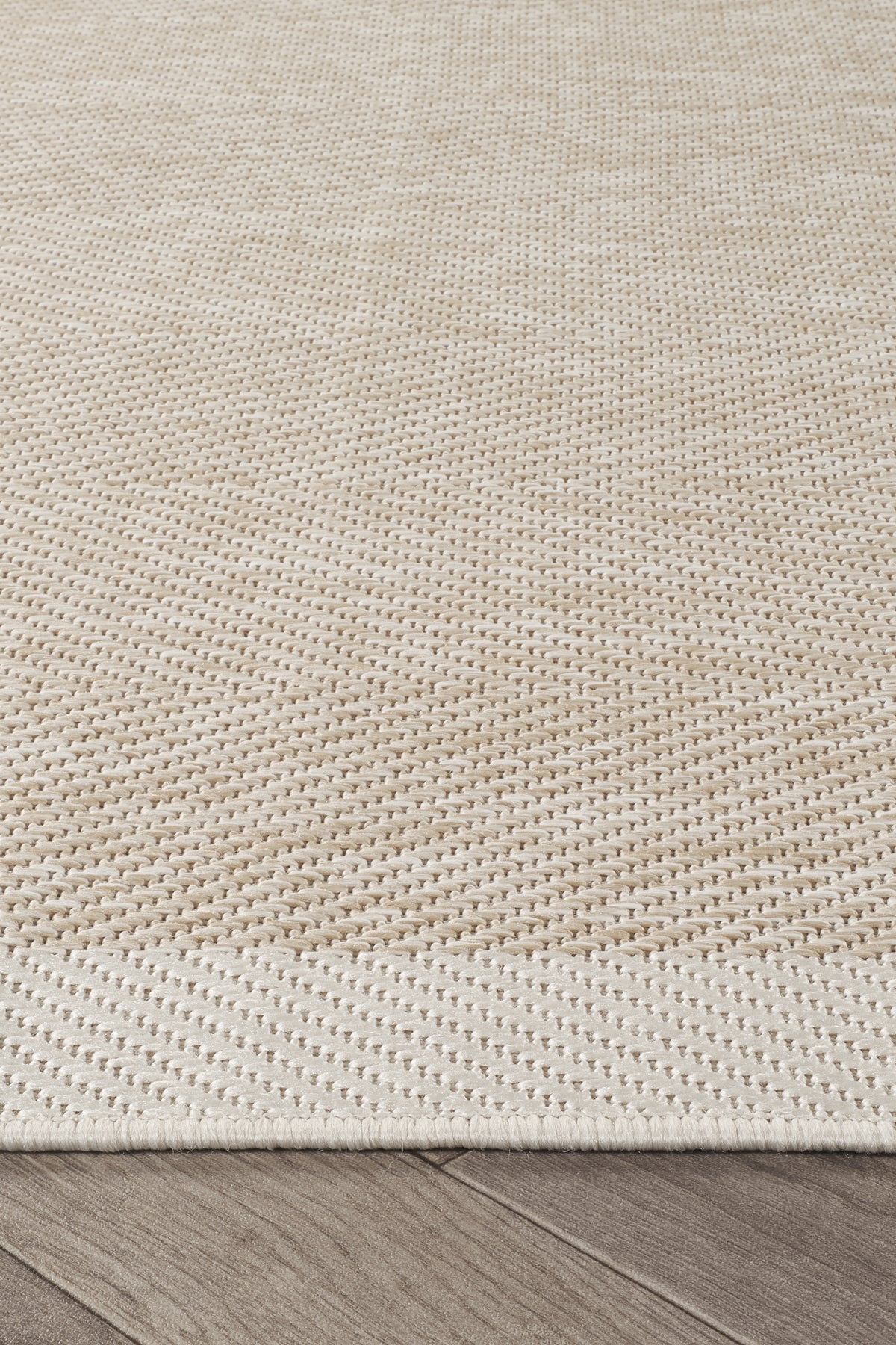 Sisalux 3085 Bej Krem Yuvarlak Sisal Dokuma Jüt Kilim Hav Toz Vermez Mutfak Oturma Odası Halısı